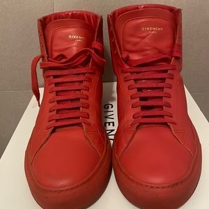 Red Givenchy sneakers